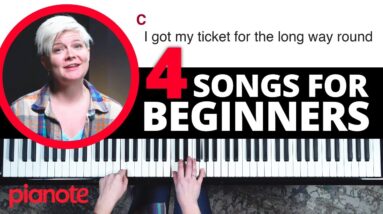 4 Songs That Are Perfect For Beginners (Piano Lesson)