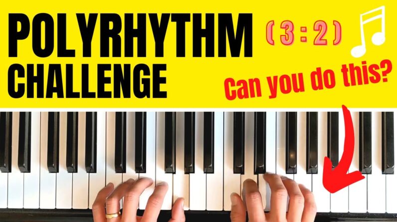 Polyrhythm Piano Challenge (3 against 2) - Coordination Exercise