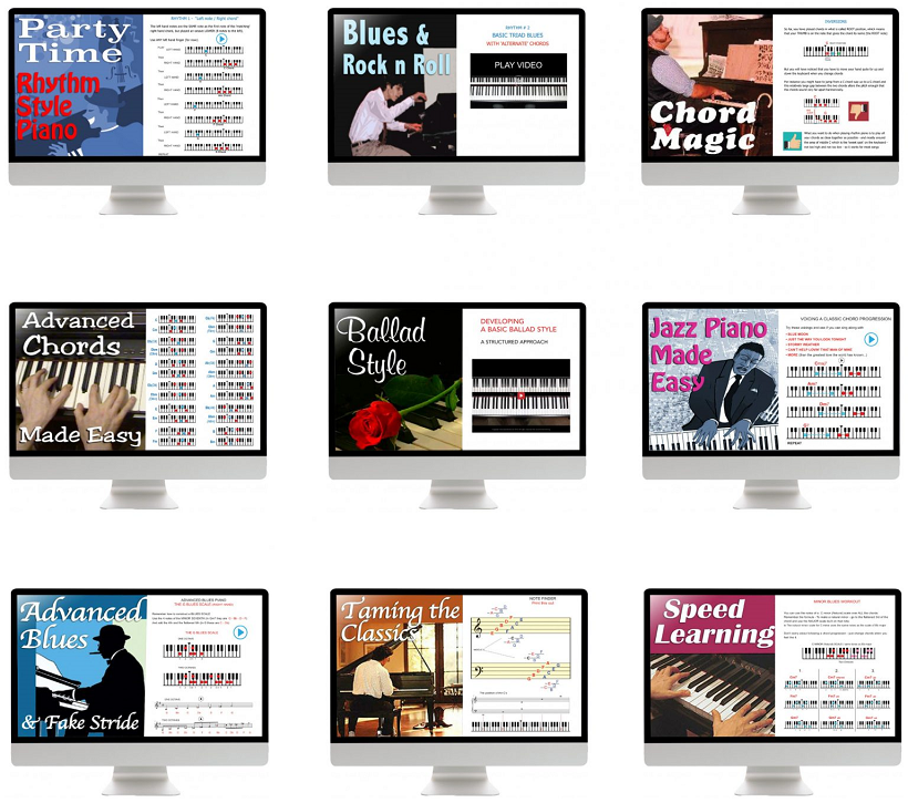 PianoForAll Online Piano Lessons in interactive ebooks