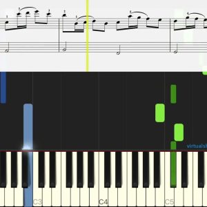 Canon in D by Pachelbel, simplified for piano solo - Keyboard & Piano Practice Video