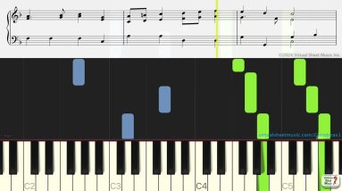 Deck The Halls for piano solo - Christmas Sheet Music - Practice Video